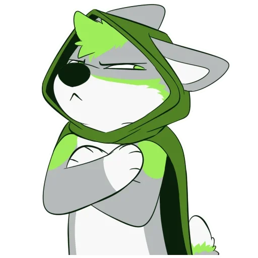 🧐 Стикер «Green» для Telegram