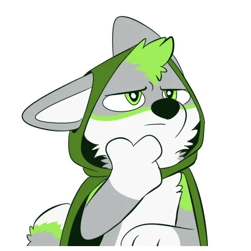 😙 Стикер «Green» для Telegram