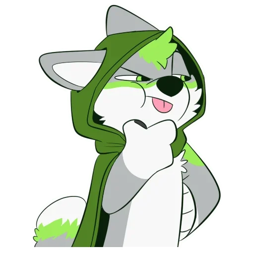 😚 Стикер «Green» для Telegram