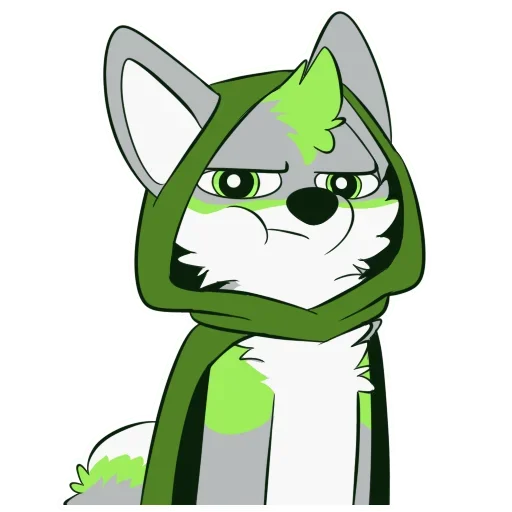 😙 Стикер «Green» для Telegram