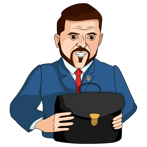 😡 Стикер «Володимир Зеленський» для Telegram