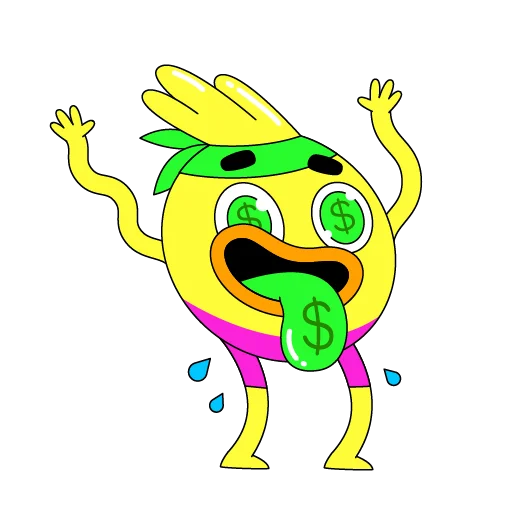 🤑 Стикер «bank – Zelf talks money» для Telegram
