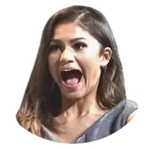😧 Стикер «Zendaya» для Telegram