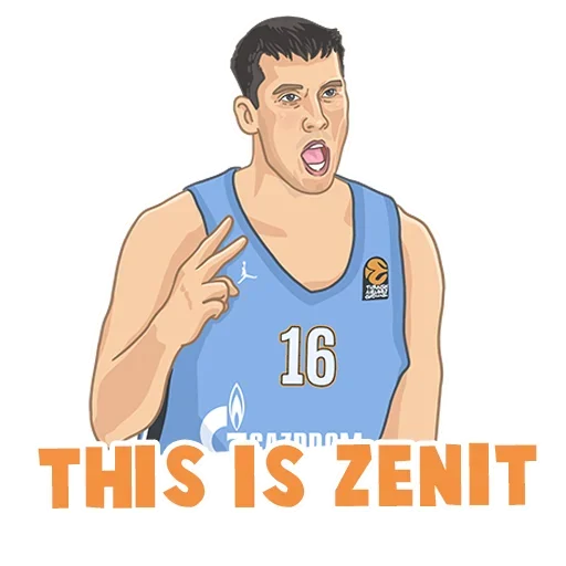 🤟 Стикер «Зенит» для Telegram