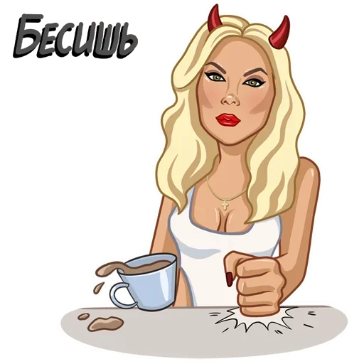 👿 Стикер «Maiden» для Telegram