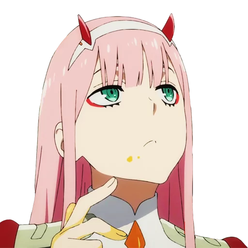 🤔 Стикер «Darling in the franxx Zero Two» для Telegram