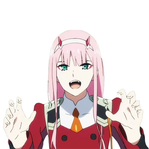 🦊 Стикер «Darling in the franxx Zero Two» для Telegram