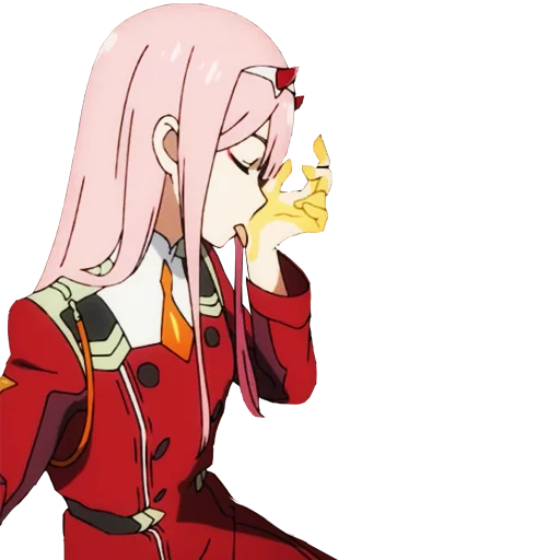 🍯 Стикер «Darling in the franxx Zero Two» для Telegram