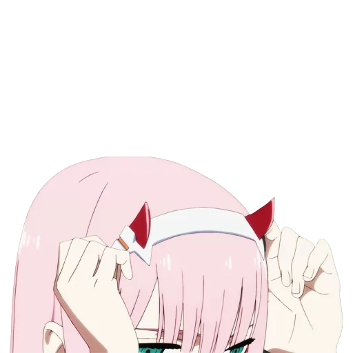 ❤️ Стикер «Darling in the franxx Zero Two» для Telegram