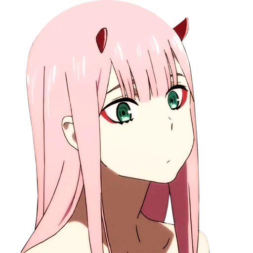 👀 Стикер «Darling in the franxx Zero Two» для Telegram