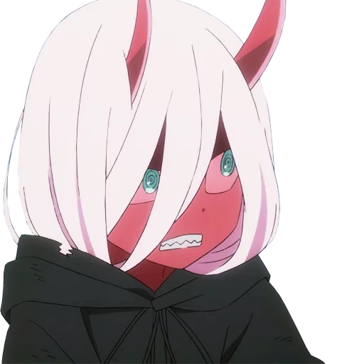 😠 Стикер «Darling in the franxx Zero Two» для Telegram