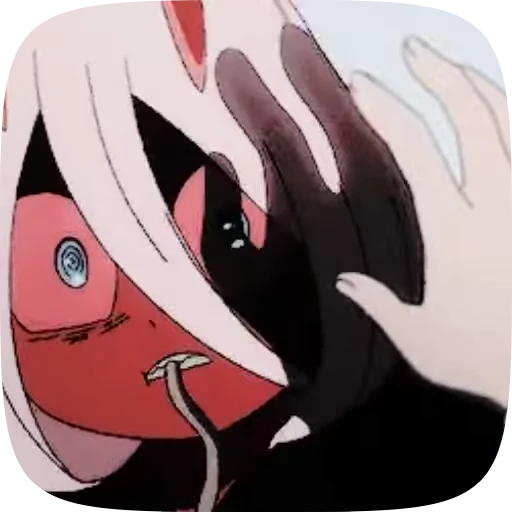 😈 Стикер «Zero_two_anime» для Telegram