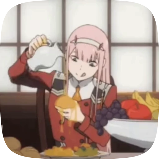 🤪 Стикер «Zero_two_anime» для Telegram