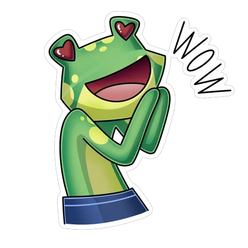 🤩 Стикер «Жаб в штанах» для Telegram
