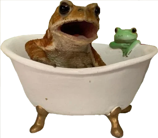 🛁 Стикер «Жабычи и ляги» для Telegram