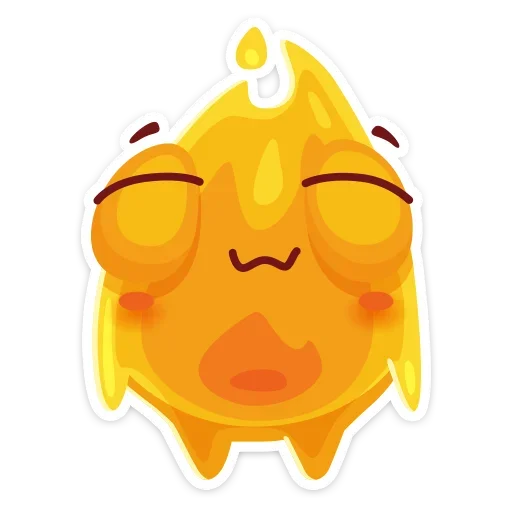 ☺️ Стикер «К нам на огонёк пришёл Жарик&; Не стикеры, а огонь&;» для Telegram