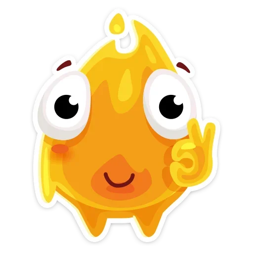 👍 Стикер «К нам на огонёк пришёл Жарик&; Не стикеры, а огонь&;» для Telegram