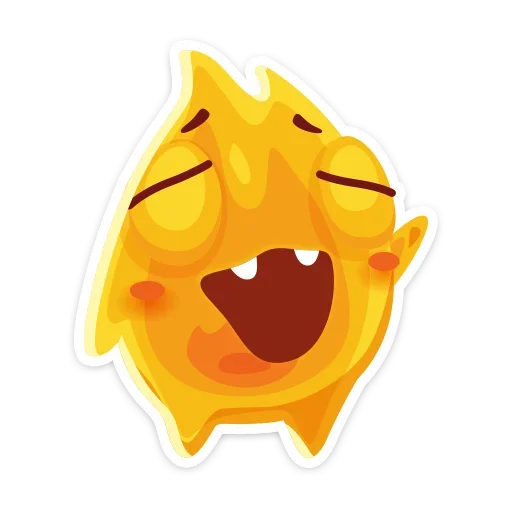 🎶 Стикер «К нам на огонёк пришёл Жарик&; Не стикеры, а огонь&;» для Telegram