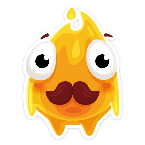 👨‍🦳 Стикер «К нам на огонёк пришёл Жарик&; Не стикеры, а огонь&;» для Telegram