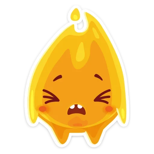 😣 Стикер «К нам на огонёк пришёл Жарик&; Не стикеры, а огонь&;» для Telegram
