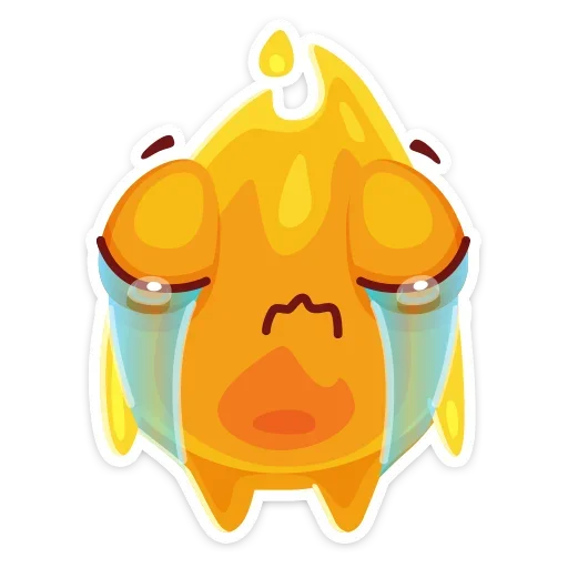 😭 Стикер «К нам на огонёк пришёл Жарик&; Не стикеры, а огонь&;» для Telegram