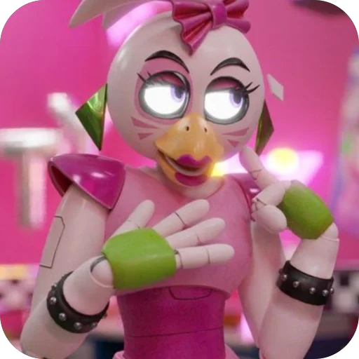 😛 Стикер «Glam Rock Chica» для Telegram