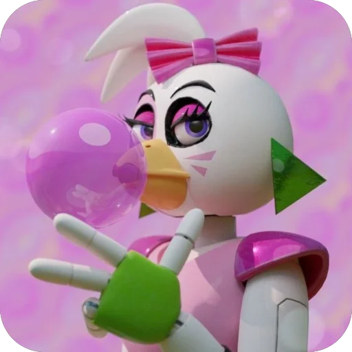 💅 Стикер «Glam Rock Chica» для Telegram