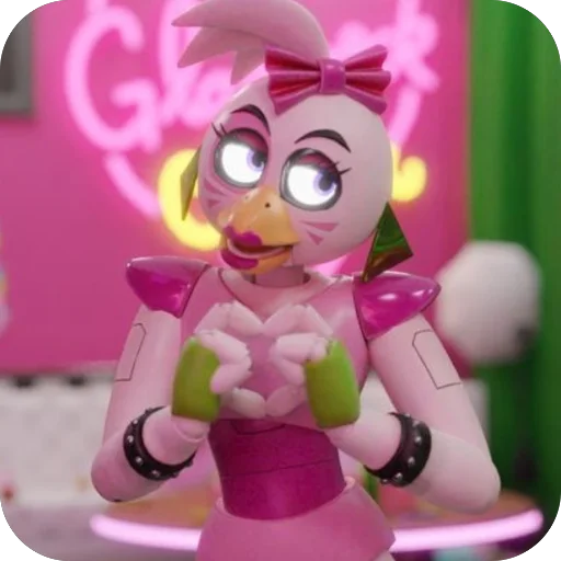❤ Стикер «Glam Rock Chica» для Telegram
