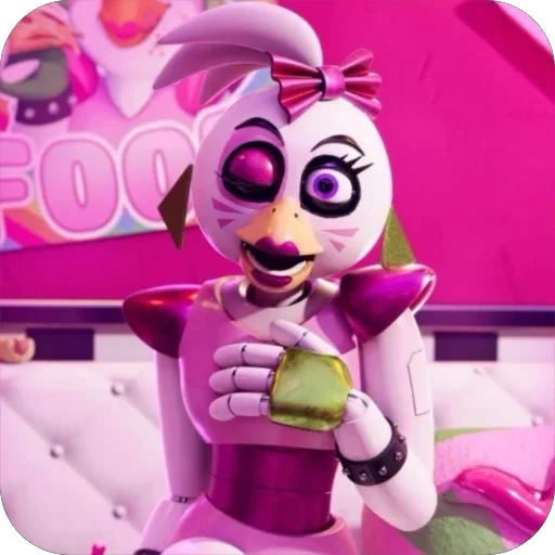 😉 Стикер «Glam Rock Chica» для Telegram