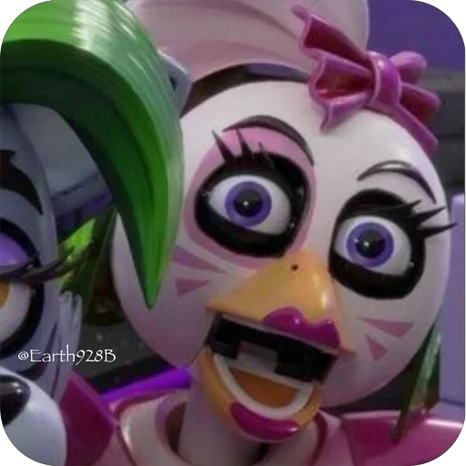 😆 Стикер «Glam Rock Chica» для Telegram