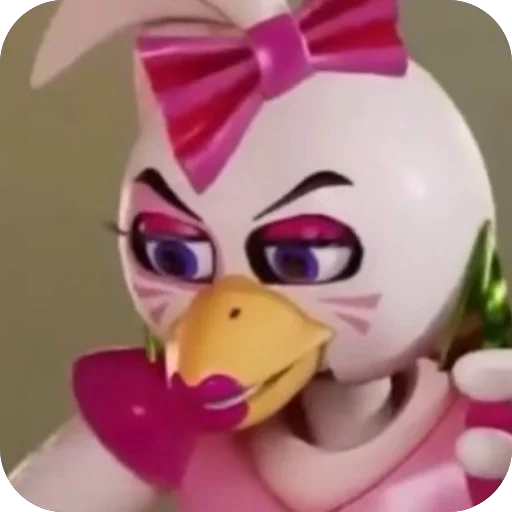 😡 Стикер «Glam Rock Chica» для Telegram