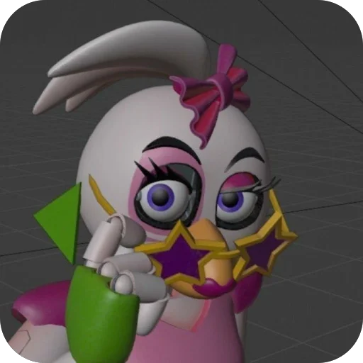 🤨 Стикер «Glam Rock Chica» для Telegram