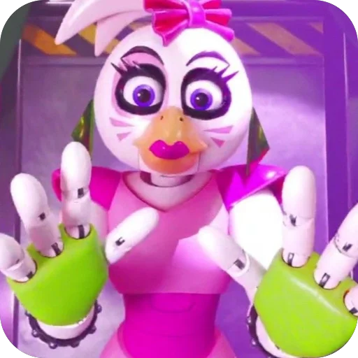 🥰 Стикер «Glam Rock Chica» для Telegram