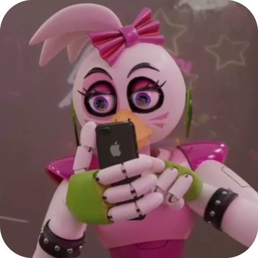 😎 Стикер «Glam Rock Chica» для Telegram