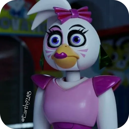 🙀 Стикер «Glam Rock Chica» для Telegram