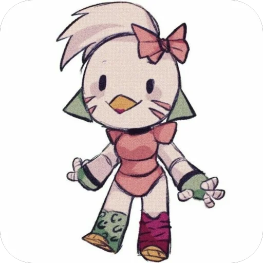 🥰 Стикер «Glam Rock Chica» для Telegram