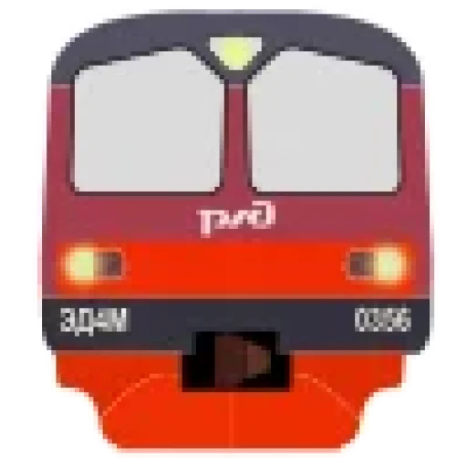 🚉 Стикер «Железная дорога» для Telegram