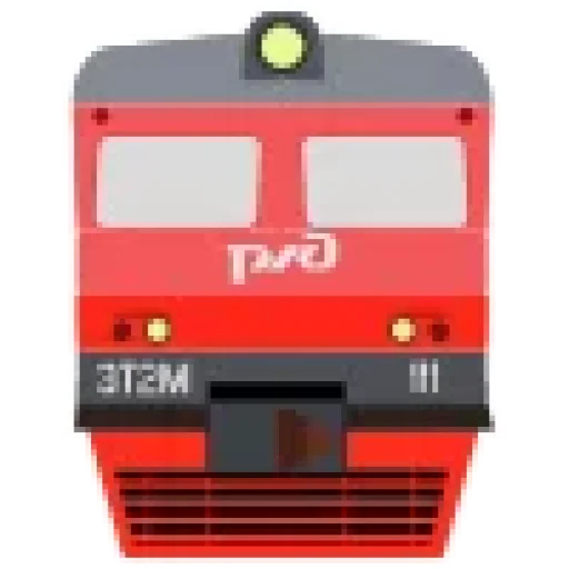 🚂 Стикер «Железная дорога» для Telegram