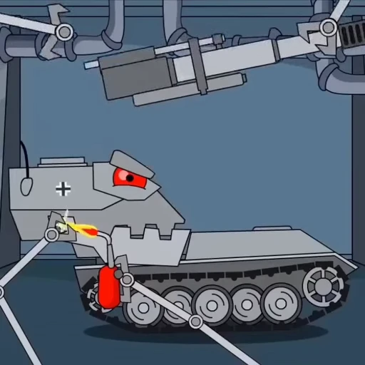 🤩 Стикер «Железный монстр HomeAnimations» для Telegram