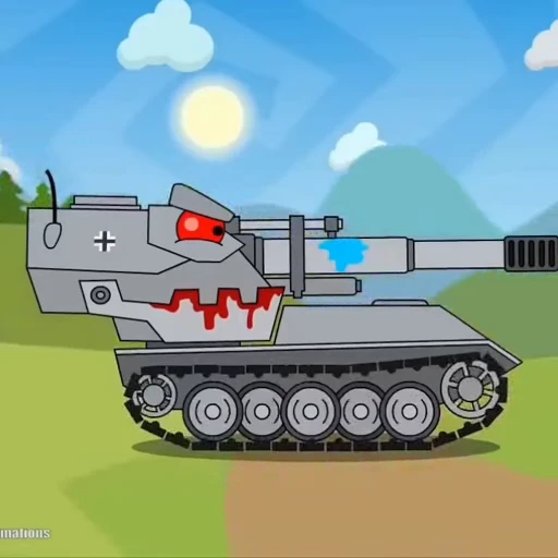🤩 Стикер «Железный монстр HomeAnimations» для Telegram