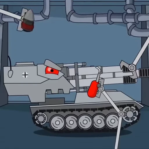 🤩 Стикер «Железный монстр HomeAnimations» для Telegram