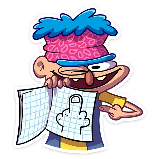 🖕 Стикер «Женёк» для Telegram