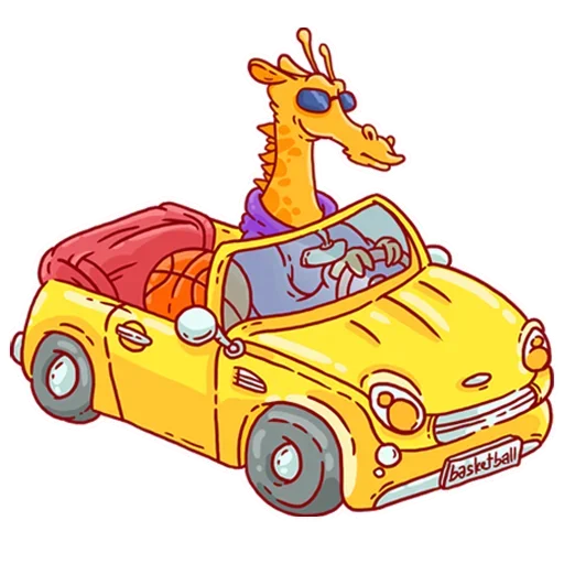 🤪 Стикер «Giraffe-baller» для Telegram