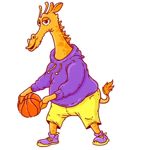 Стикерпак Giraffe-baller для Telegram
