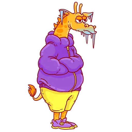 🤨 Стикер «Giraffe-baller» для Telegram