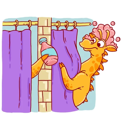 🤨 Стикер «Giraffe-baller» для Telegram