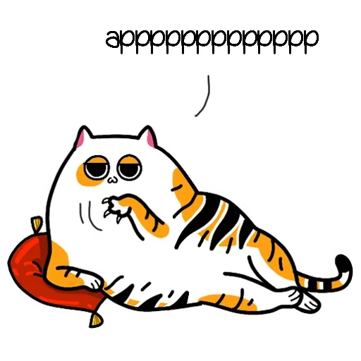 ☹️ Стикер «Жиробарсик 2» для Telegram