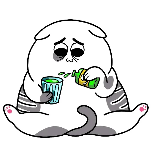 ⚪️ Стикер «zhirobarsik» для Telegram