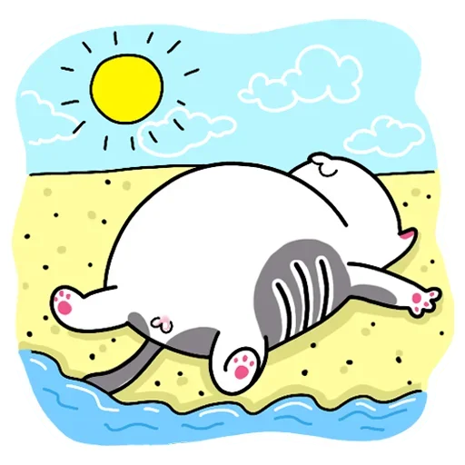 ⚪️ Стикер «zhirobarsik» для Telegram