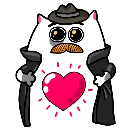 ⚪️ Стикер «zhirobarsik» для Telegram